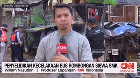 VIDEO: Penyelidikan Kecelakaan Bus Rombongan Siswa SMK