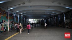 FOTO: Situasi Terowongan Kendal di Sudirman Jakarta yang Steril PKL