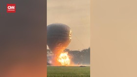 VIDEO: Balon Udara Berisi Petasan Meledak. 4 Bocah Terluka, 1 Kritis