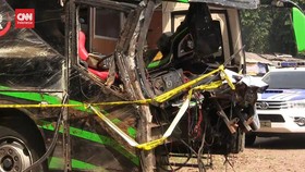 VIDEO: Polisi Ungkap Alasan Belum Periksa Supir Bus Putera Fajar