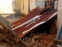 Gempa M 5,5 Guncang Lombok, Satu Bangunan Rata dengan Tanah