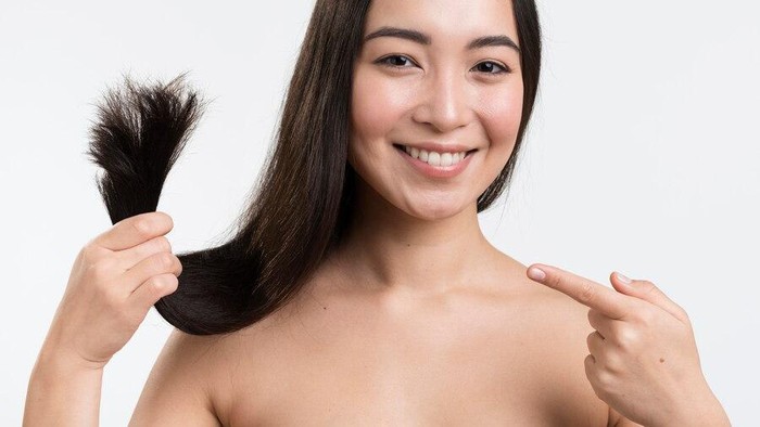 Ilustrasi rambut sehat/Foto: freepik.com/freepik