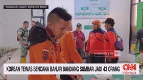 VIDEO: Korban Tewas Bencana Banjir Bandang Sumbar Jadi 43 Orang