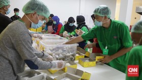 FOTO: Menengok Kesibukan Dapur Asrama Haji Embarkasi Jakarta-Bekasi