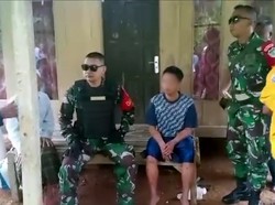 Si Herang Bunuh Ibu Pakai Garpu Tanah di Sukabumi, Semalaman Melamun