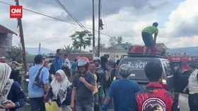 VIDEO: Warga Panik Beredar Kabar Banjir Susulan Lahar Dingin Marapi