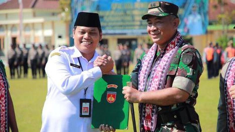 Kodim 0724 Klaten menggelar upacara pembukaan TNI Manunggal Membangun Desa (TMMD) Sengkuyung Tahap II tahun anggaran 2024 di Desa Karangdukuh