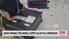 VIDEO: Bawa Barang Terlarang, Koper Calon Haji Dibongkar