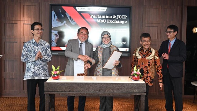Pertamina dan Japan Cooperation Center For Petroleum & Sustainable Energy (JCCP) akan mengakselerasi transisi energi terkait SDM dan berbagai proyek energi.