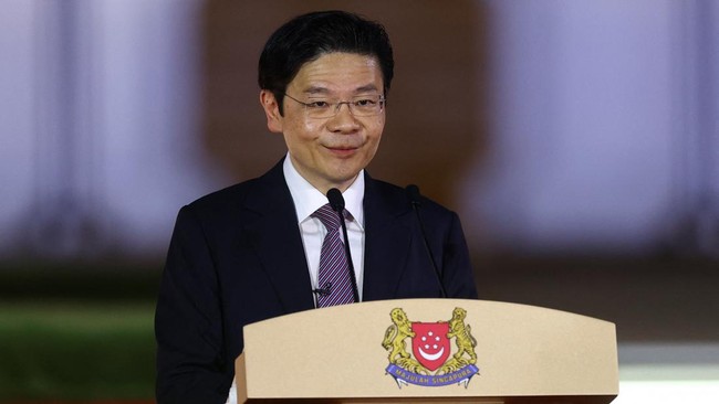 Perdana Menteri Singapura yang baru dilantik Lawrence Wong menyampaikan pidato dengan tiga bahasa salah satunya menggunakan bahasa Melayu.
