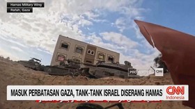 VIDEO: Masuk Perbatasan Gaza, Tank-Tank Israel Diserang Hamas