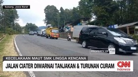 VIDEO: Melihat Jalan Ciater Yang Memiliki Tanjakan dan Turunan Curam