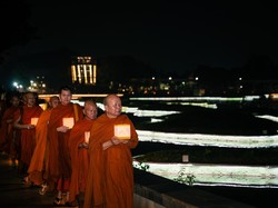 Perayaan Waisak 2024, 40 Bhikkhu Thudong Dilepas di TMII