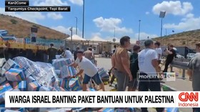 VIDEO: Warga Israel Banting Paket Bantuan untuk Palestina.