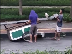 Polisi Apresiasi Pasutri Viralkan-Lapor Maling Besi Palang Portal di Koja