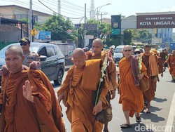 Thudong, Ritual Biksu Jalan Kaki Ribuan Kilometer ke Borobudur Jelang Waisak