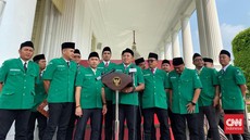 Pimpinan GP Ansor Bertemu Jokowi di Istana
