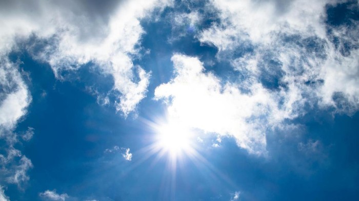 Ilustrasi cuaca panas