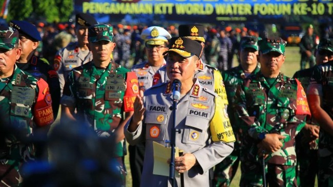 Pengamanan World Water Forum (WWF) ke-10 di Bali akan melibatkan sinergitas tiga unsur, yakni TNI, Polri, dan Paspamres.