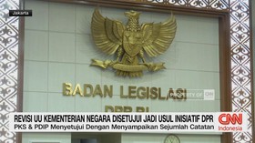VIDEO: Revisi UU Kementerian Negara Disetujui Jadi Usul Inisiatif DPR