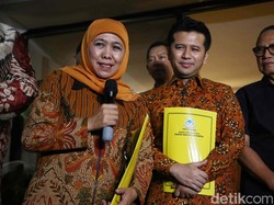 Kata Khofifah soal PDIP Mau Usung di Jatim Tanpa Emil Dardak