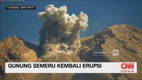 VIDEO: Gunung Semeru Kembali Erupsi