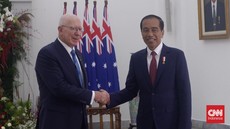 Jokowi Bicara Penguatan Bahasa Indonesia dengan Gubjen Australia