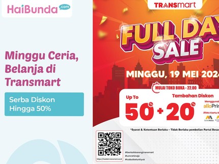 Minggu Ceria, Belanja di Transmart Serba Diskon Hingga 50%