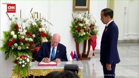 VIDEO: Jokowi Terima Kunjungan Gubernur Jenderal Australia di Istana