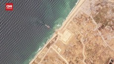 VIDEO: Melihat Dermaga yang Dibangun AS di Gaza dari Satelit