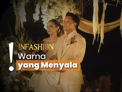 Intip Gaya Busana Resepsi Mahalini dan Rizky Febian di Bali