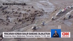 VIDEO: Pencarian Korban Banjir Bandang Dilanjutkan