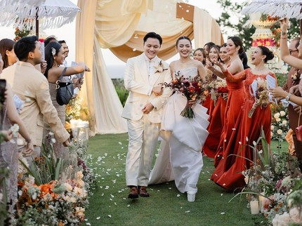 Lanjut Part 2, Intip Potret Meriahnya Pesta Pernikahan Rizky Febian dan Mahalini di Bali