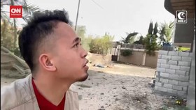 VIDEO: Detik-detik Drone Hantam Rumah Dekat Markas Mer-C di Rafah