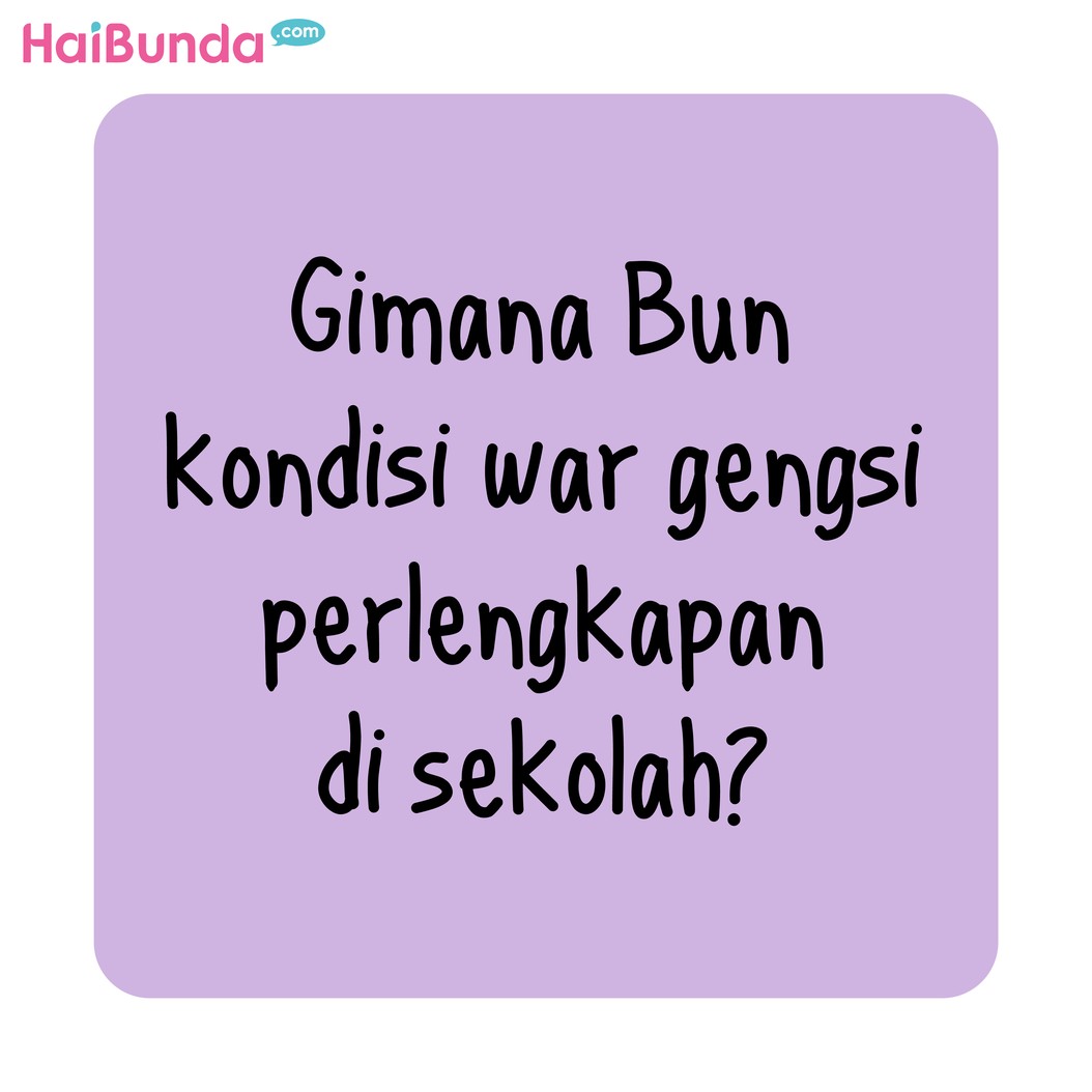 War Gengsi Perlengkapan Sekolah
