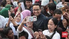 Relawan Deklarasi Dukung Anies Baswedan di Pilkada Jakarta