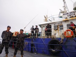 KKP Amankan Kapal Ikan Berbendera Rusia di Laut Arafura, 30 ABK Ditangkap