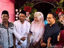 Anies Halalbihalal Bareng JRMK di Muara Baru Jakut, Sempat Salami Pengantin