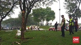 Pesawat Jatuh di BSD City, Ada Korban