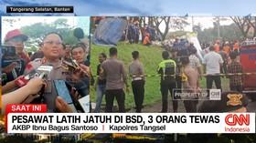 VIDEO: Update Evakuasi 3 Korban Tewas Jatuhnya Pesawat Latih di BSD
