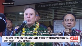 VIDEO: Elon Musk Luncurkan Layanan Internet 