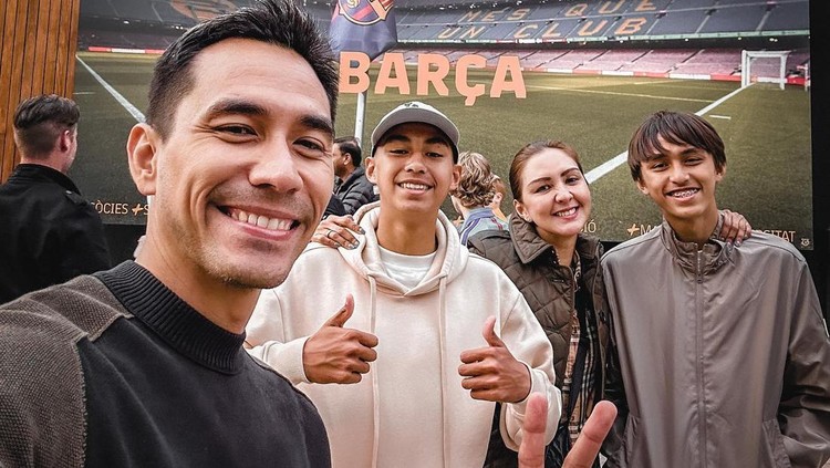 Lionel Nathan Sinathrya dan Diego Andres Sinathrya anak Darius dan Donna Agnesia