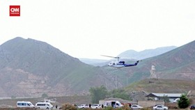 VIDEO: Helikopter Presiden Iran Jatuh, Pencarian Terganggu Cuaca Buruk