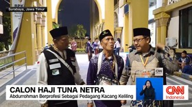 VIDEO: Semangat Calon Haji Tuna Netra
