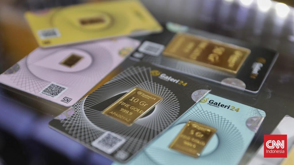 Harga Emas Melonjak Naik Rp35 Ribu Jadi Rp2,584 Juta