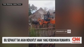 VIDEO: Ibu Sepakat Tak Akan Menuntut Anak yang Robohkan Rumahnya