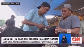 VIDEO: Jasa Salon Kambing Kurban Banjir Pesanan