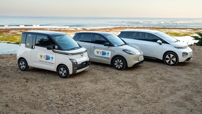 Tiga merek di dalam negeri, Hyundai, Wuling dan Toyota menyediakan ratusan unit mobil listriknya untuk digunakan di World Water Forum di Bali. 