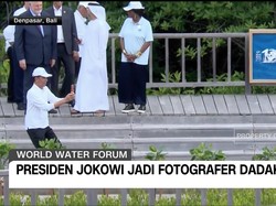 Cerita di Balik Momen Jokowi Jadi Fotografer Dadakan Delegasi WWF Bali
