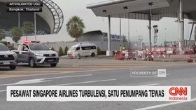 VIDEO: Pesawat Singapore Airlines Turbulensi, Satu Penumpang Tewas.